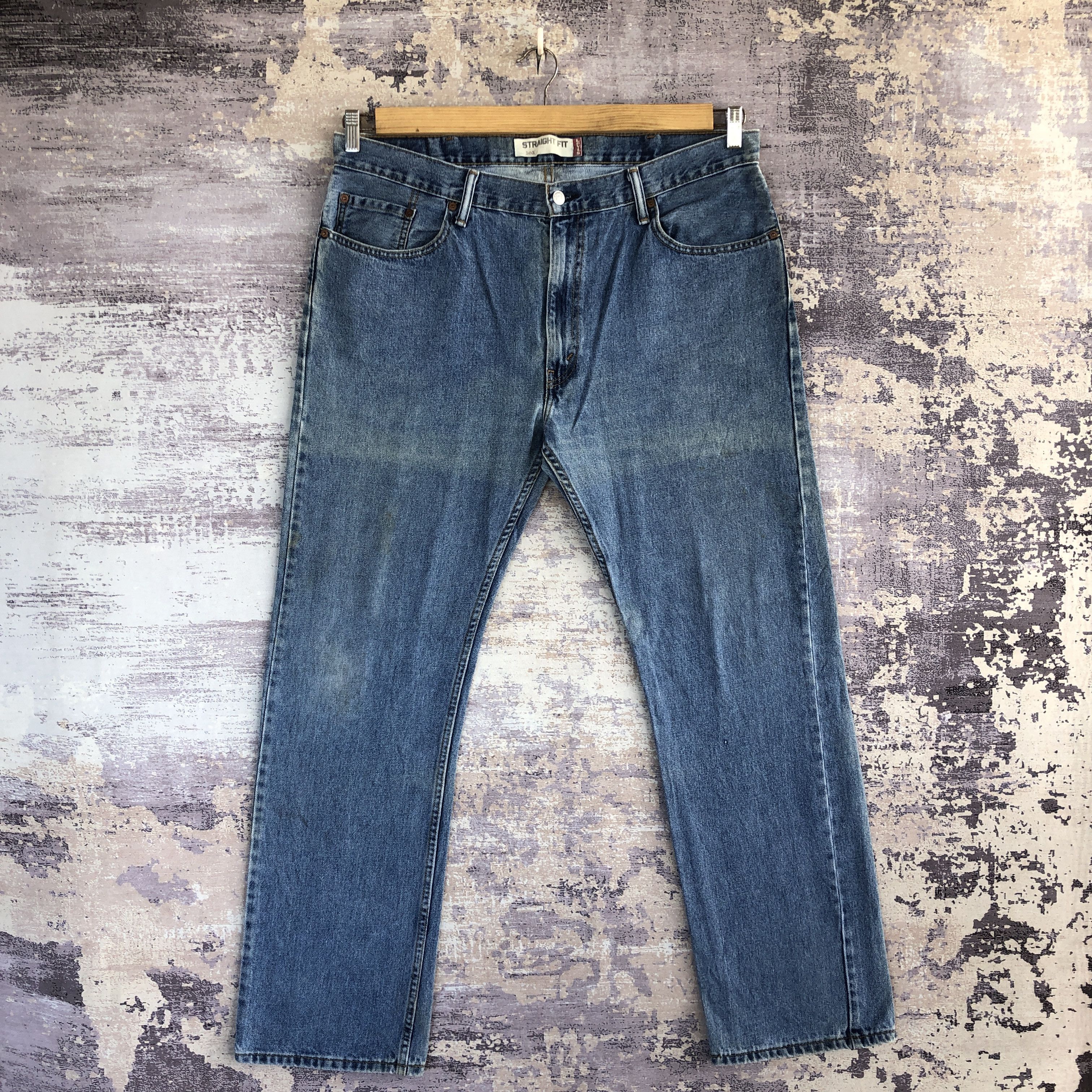 Levi's Vintage 90's Levis 505 Faded Jeans Levi's Straight Denim Size US 38 / EU 54 - 1 Thumbnail