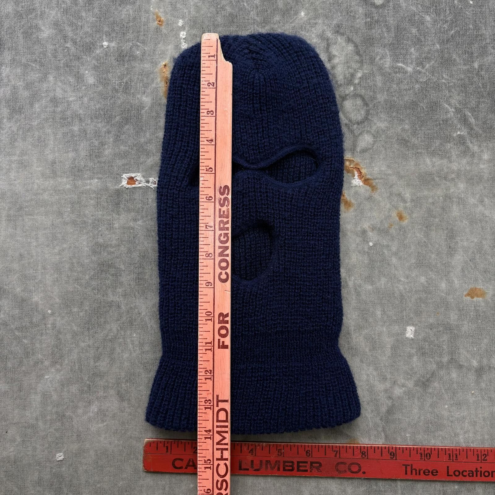 Vintage Vintage 80s 90s Navy Blue Grunge Ski Mask Shiesty Balaclava Size ONE SIZE - 2 Thumbnail