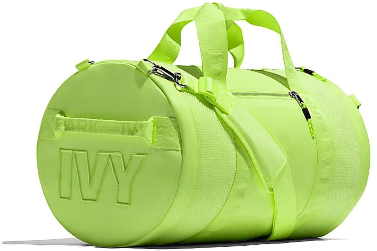 Adidas × Ivy Park Adidas x Ivy Park Neon Green Logo Duffle Bag Gym Size ONE SIZE - 1 Thumbnail