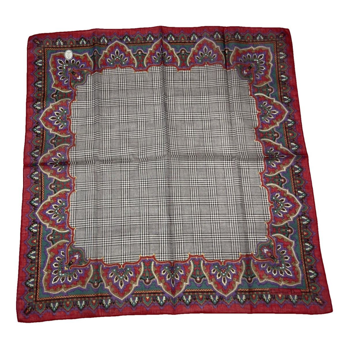 Dior Multicolour Silk Scarf Size ONE SIZE - 1 Thumbnail