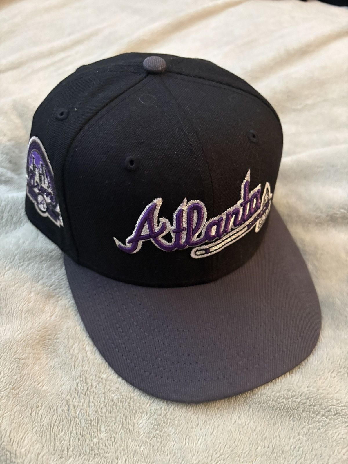 Lids × MyFitteds × New Era Atlanta Braves 7 3/8 Fitted Cap Size ONE SIZE - 1 Thumbnail