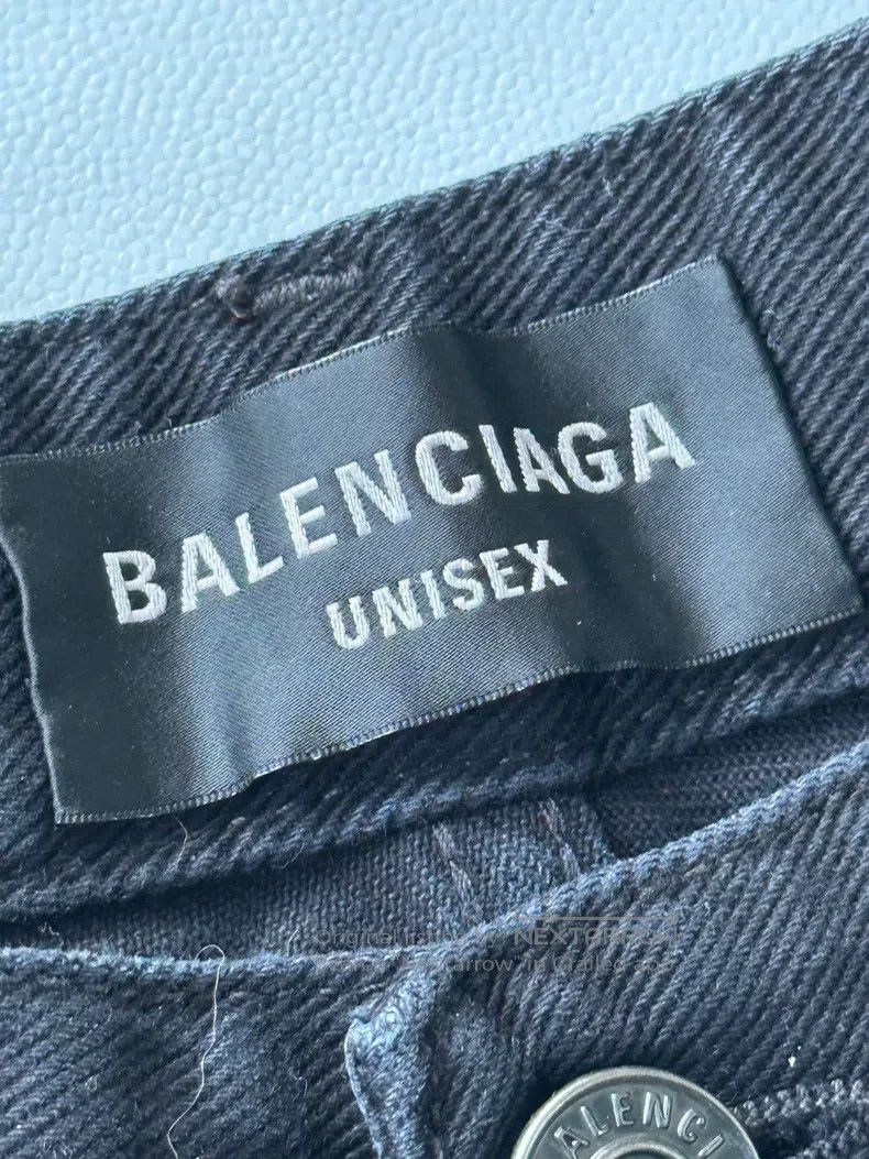 Balenciaga Balenciaga size S Fringe Denim Shorts Size US 27 - 3 Thumbnail