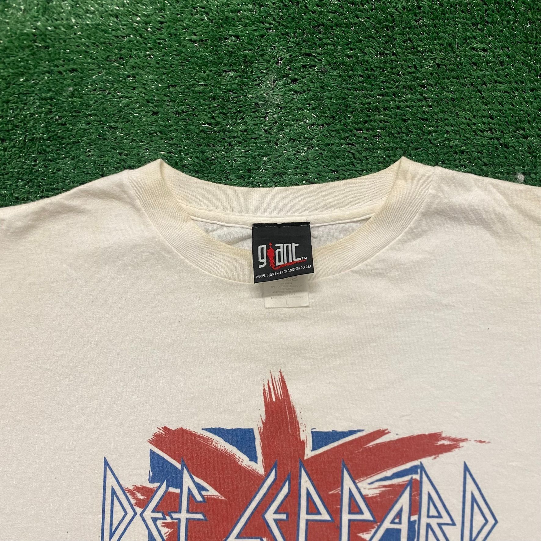 Band Tees Def Leppard Band Tee Vintage 90s Rock Metal Tee Size US L / EU 52-54 / 3 - 4 Thumbnail