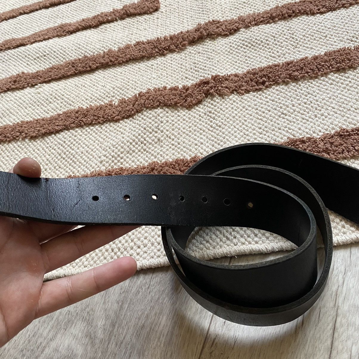 20471120 RARE 2000 MONSTER BELT REAL LEATHER Y2K MOBTOWN CHICAGO Size ONE SIZE - 5 Thumbnail