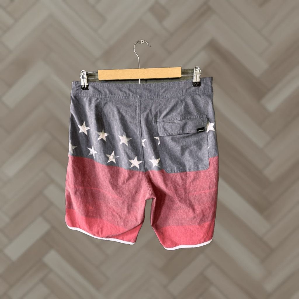 O'Neill O'Neill Mens Board Shorts 32 Multicolor USA Theme Regular Bottom Swin Bottoms Shorts Men Size US 32 / EU 48 - 1 Thumbnail