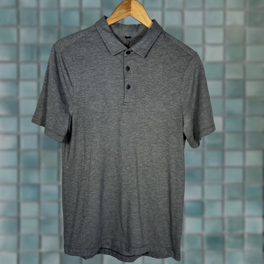 Lululemon Lululemon Evolution Polo Shirt Mens S Heather Gray Performance Golf Casual Shirt Size US S / EU 44-46 / 1 - 1 Thumbnail