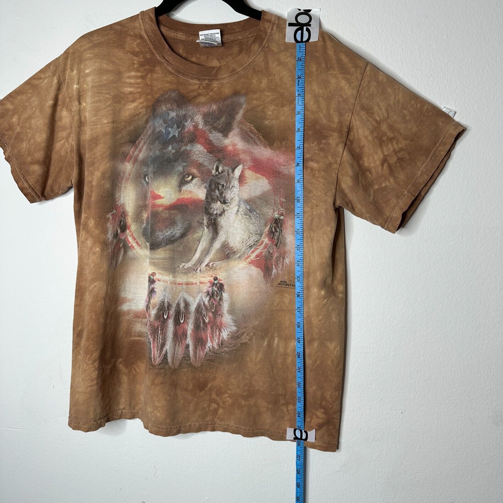 The Mountain The Mountain Wolves USA Dream Catcher Brown Tie Dye Tee Med Size M / US 6-8 / IT 42-44 - 7 Thumbnail