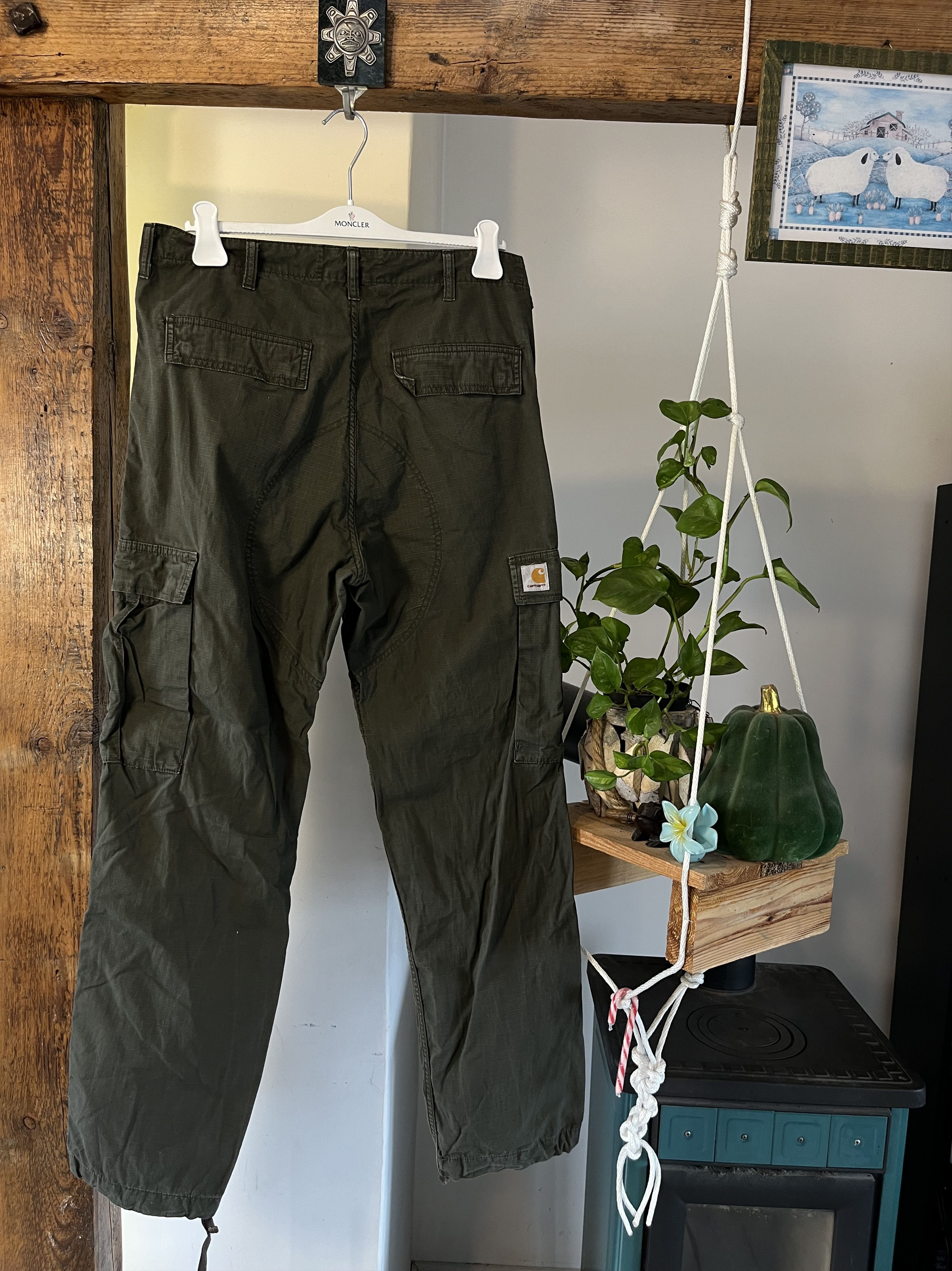 Carhartt Vintage Y2K Carhartt WIP Regular Cargo Pants Military Size US 34 / EU 50 - 1 Thumbnail