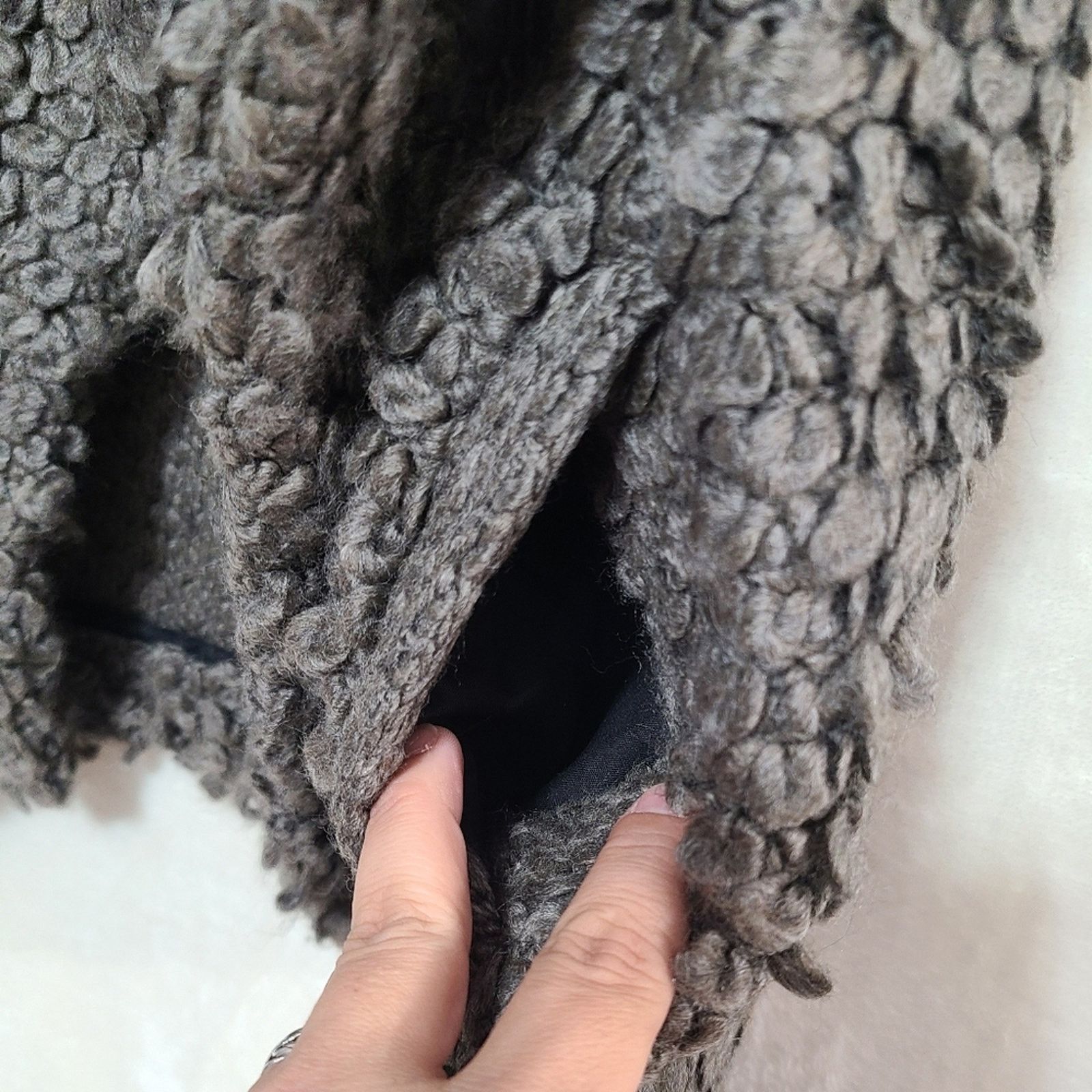 Iro IRO Catleen Gray Boucle Knit Vest Size 40 (US 8) Size M / US 6-8 / IT 42-44 - 3 Thumbnail
