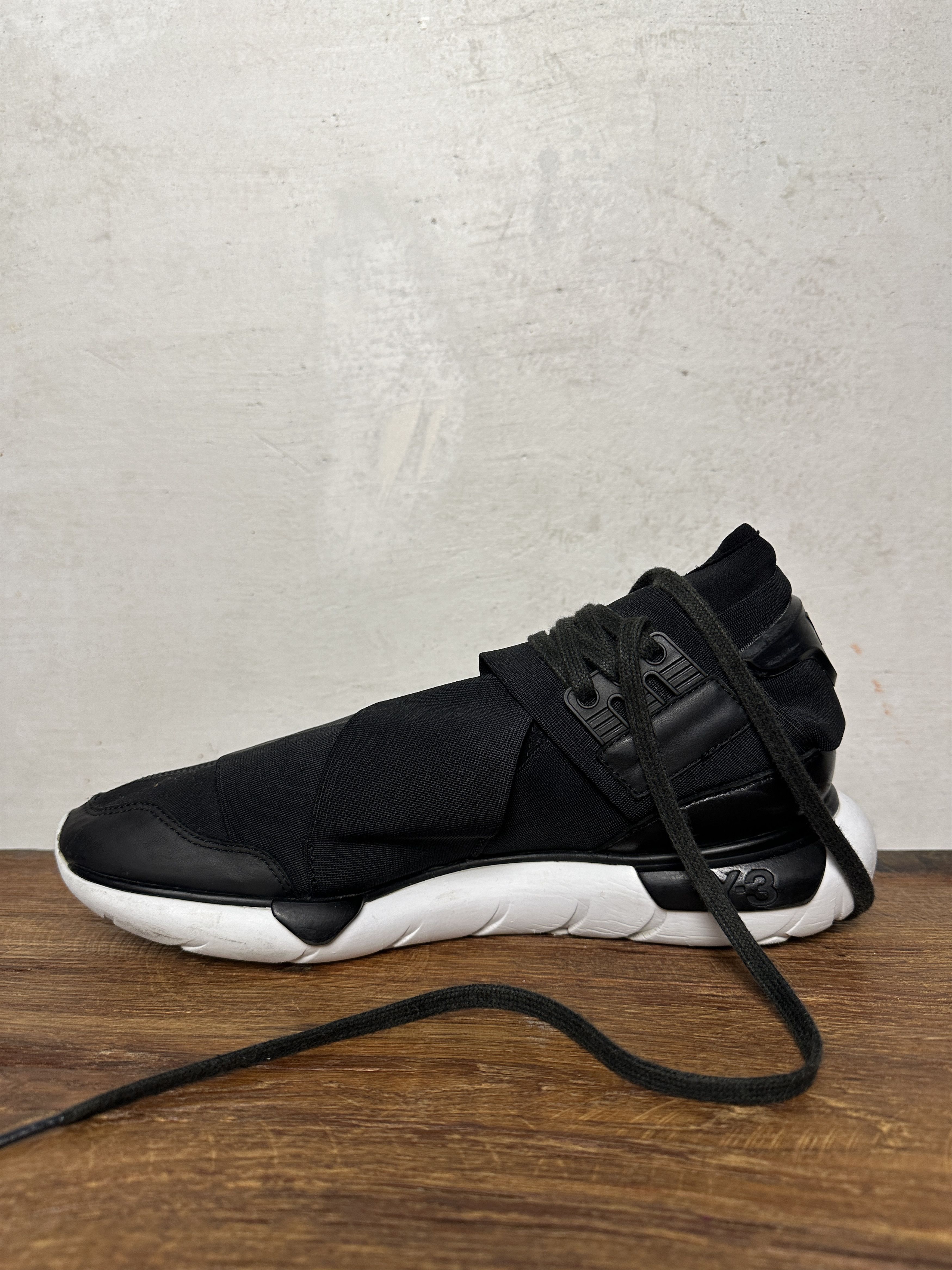 Adidas Y-3 Qasa High Core Black Size US 8 / EU 41 - 3 Thumbnail