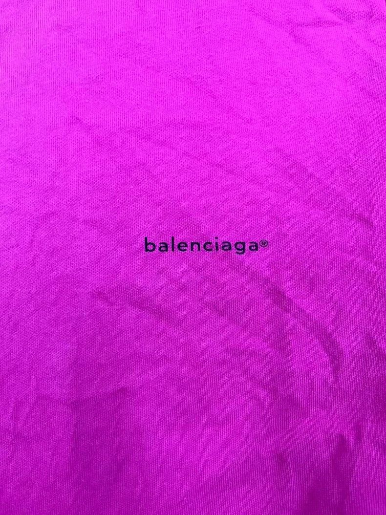 Balenciaga Balenciaga Retro Plain Logo Short Sleeve T-Shirt Women's P Size S / US 4 / IT 40 - 3 Thumbnail