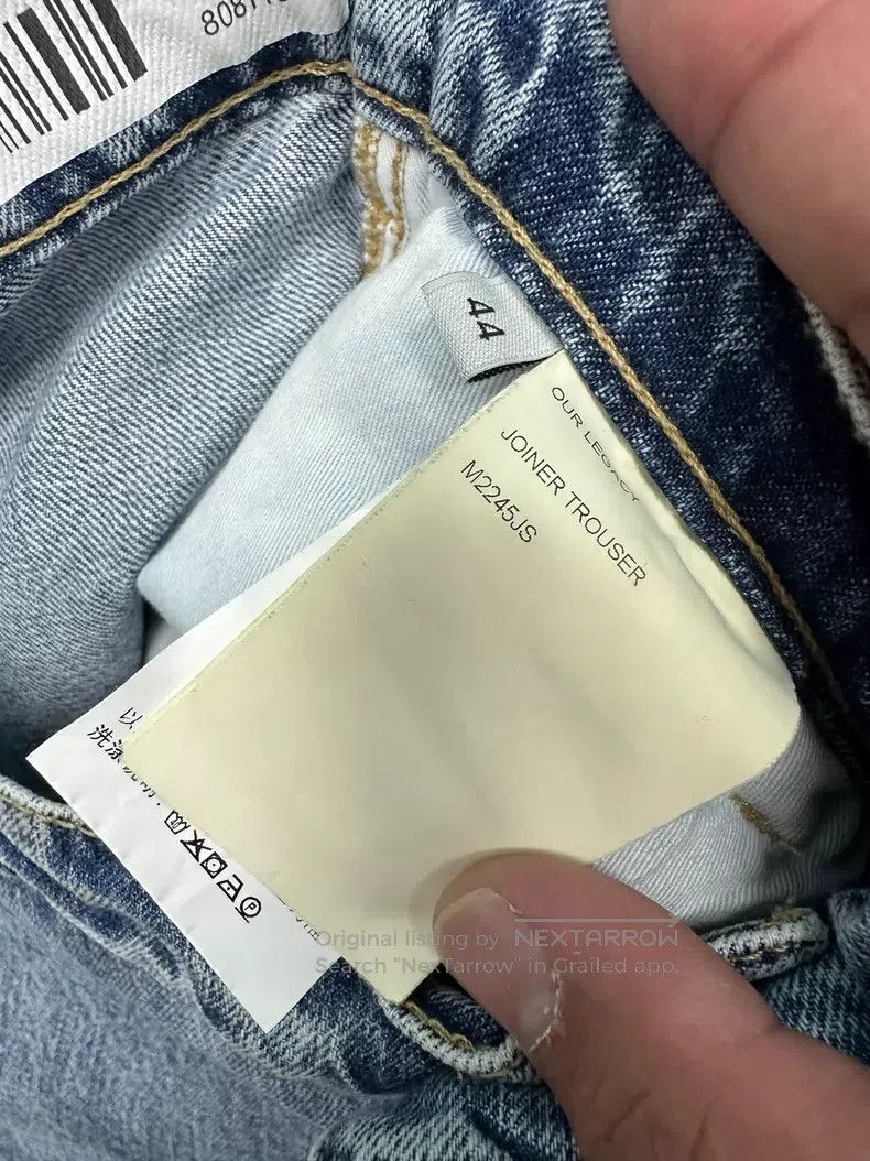 Our Legacy Our Legacy Lumberjack Denim Pants Size US 28 / EU 44 - 4 Thumbnail