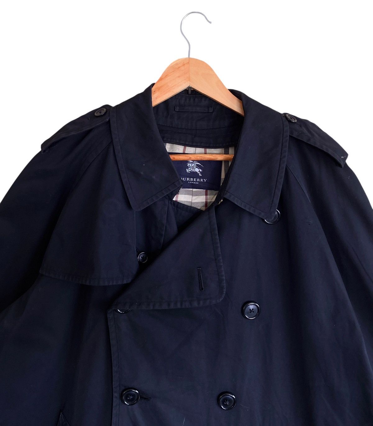 Burberry Very Rare Vintage Burberry Checkered Trench Coat 2000s Size US L / EU 52-54 / 3 - 5 Thumbnail
