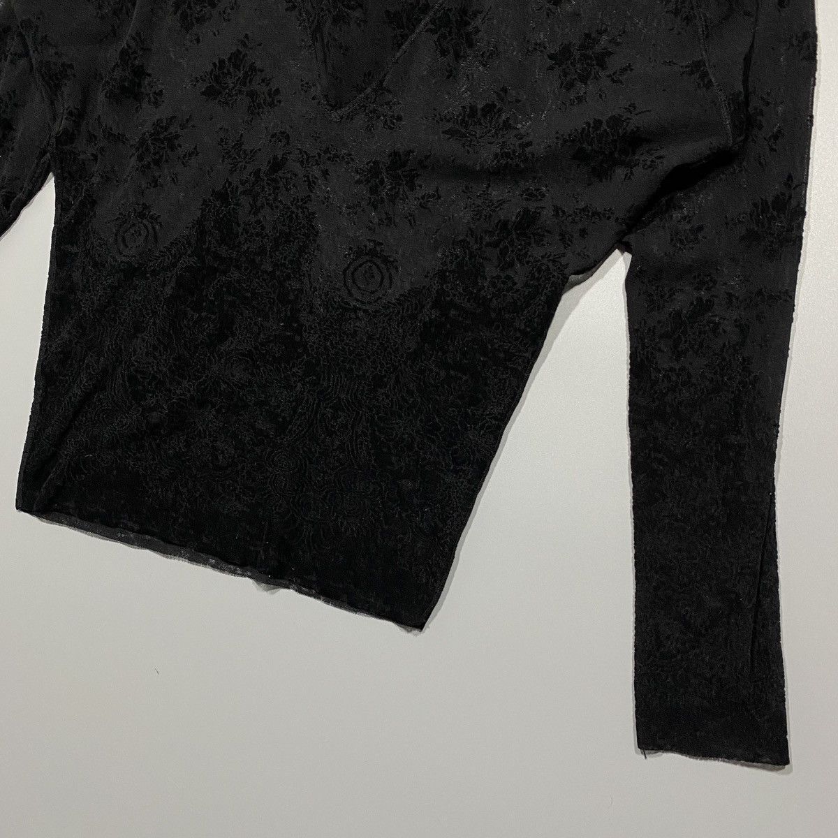 Jean Paul Gaultier Sheer Floral Tops Size S / US 4 / IT 40 - 3 Thumbnail