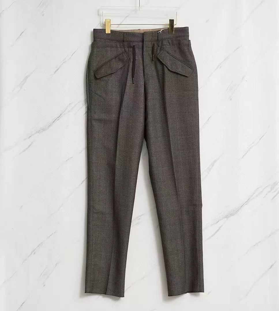 Saint Laurent Paris Saint Laurent Men's Checkered Drawstring Pants Size US 28 / EU 44 - 1 Thumbnail