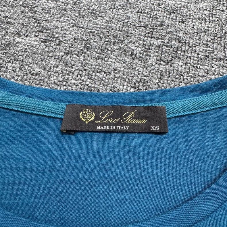 Loro Piana LORO PIANA Solid short sleeves Size XS / US 0-2 / IT 36-38 - 2 Thumbnail