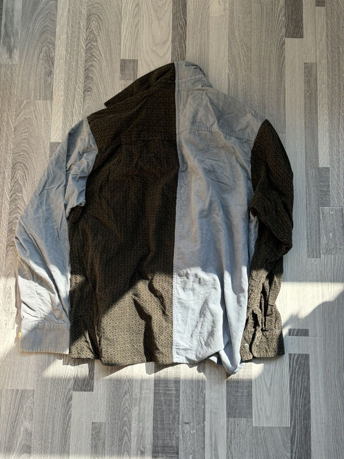 Vintage Vintage Rework London Corduroy Paisley Patch Button Up Shirt Size US L / EU 52-54 / 3 - 2 Thumbnail