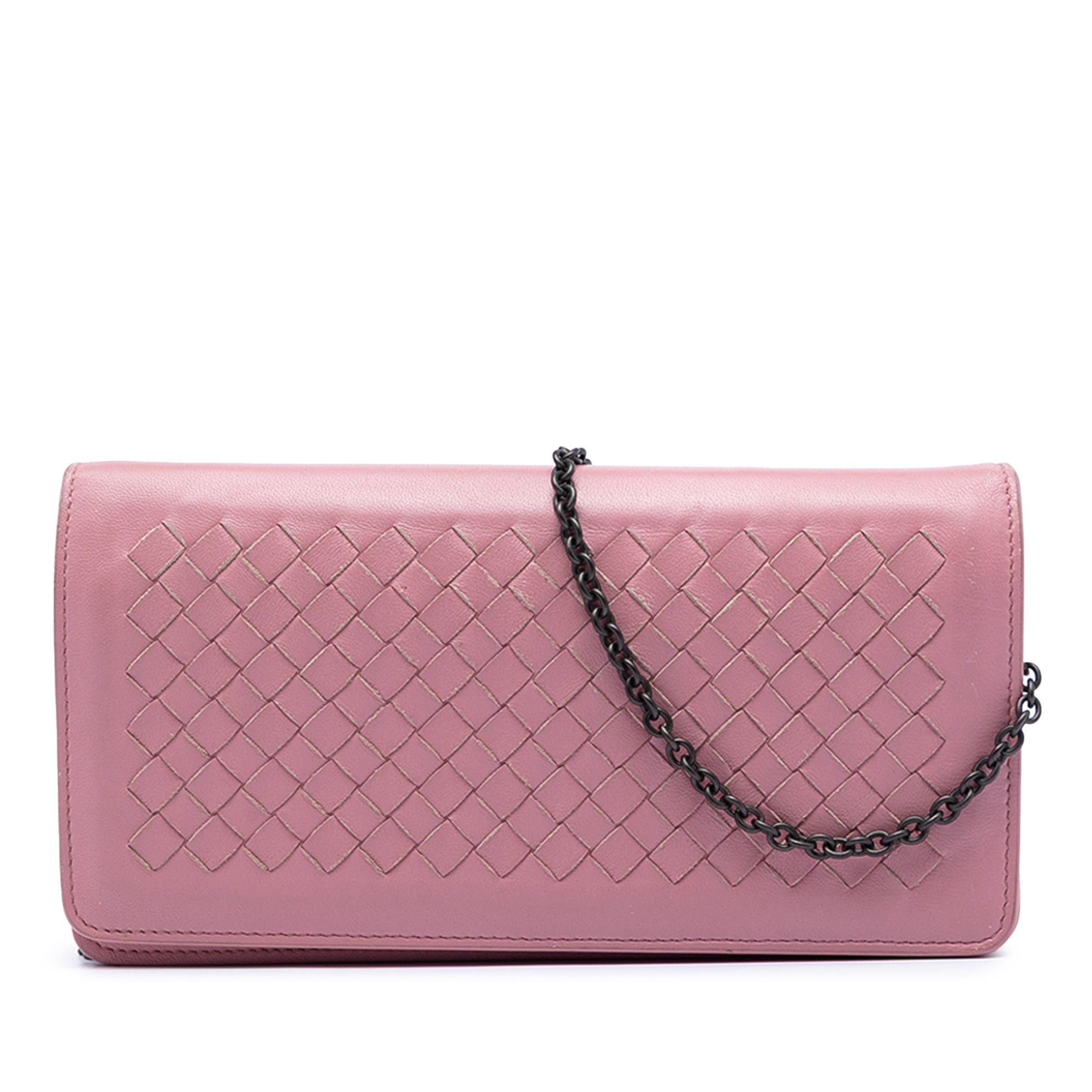 Bottega Veneta Nappa Intrecciato Continental Wallet on Chain Size ONE SIZE - 1 Thumbnail