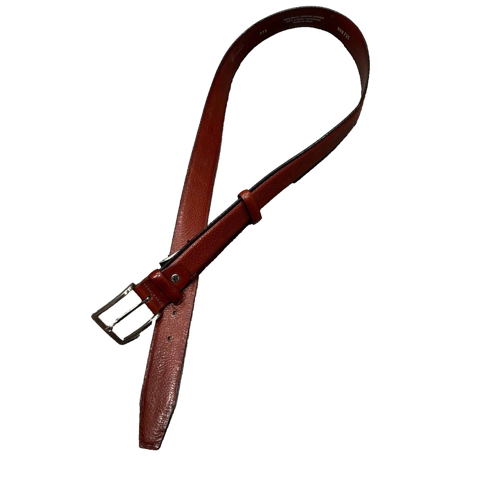 Vera Pelle Vera Pelle Genuine & Italy made Belt Brown 98 115 A003160 Size ONE SIZE - 1 Thumbnail