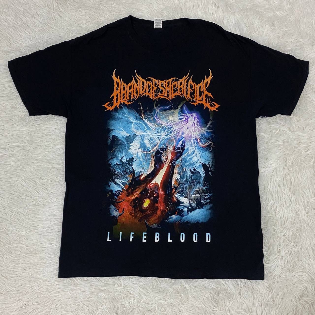 Band Tees Preloved deathcore band brand of sacrifice metal Size US L / EU 52-54 / 3 - 1 Thumbnail