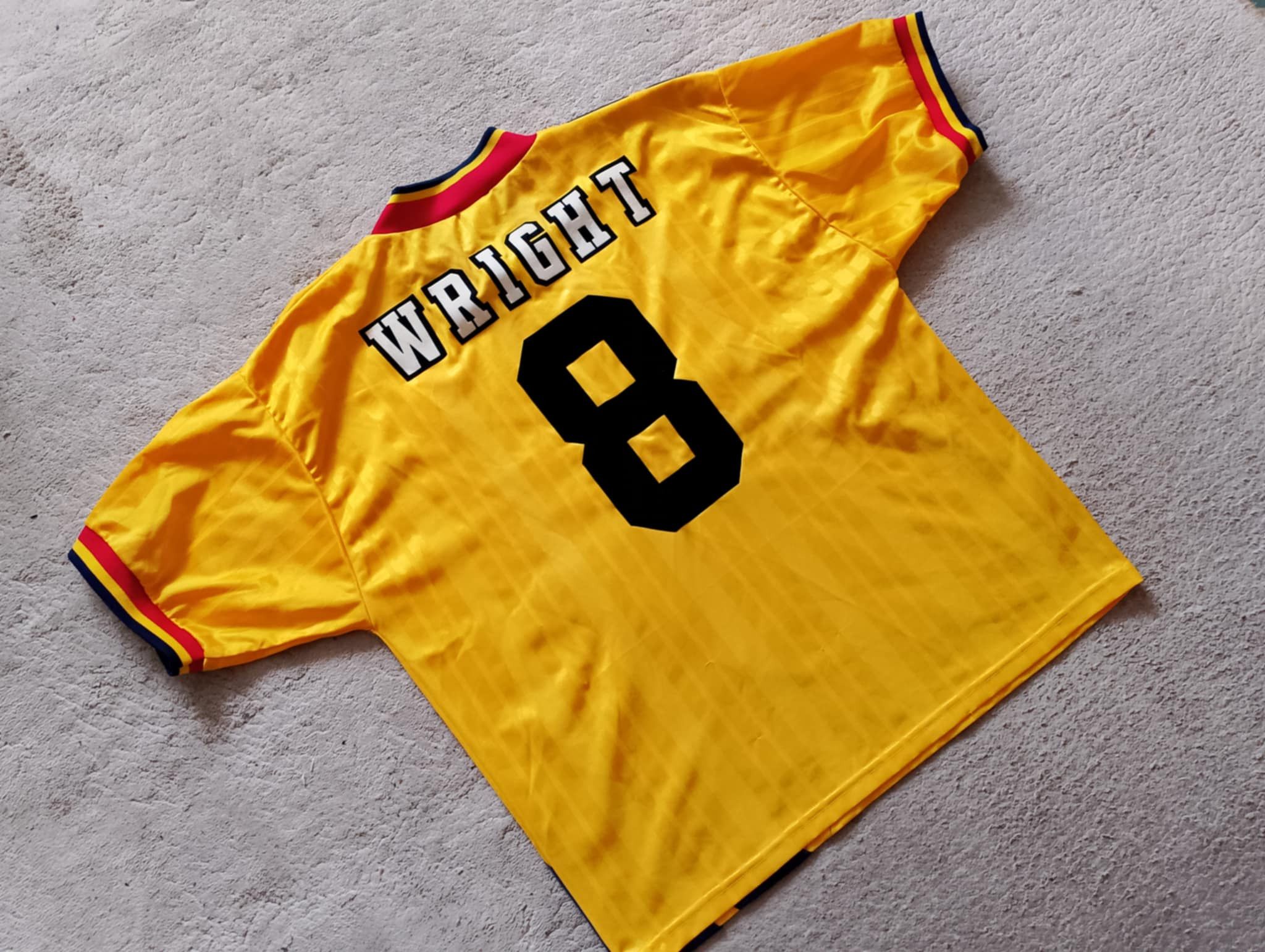 Adidas × Vintage Adidas 1993/94 Arsenal London Away Jersey 8 Ian Wright Size US L / EU 52-54 / 3 - 3 Thumbnail