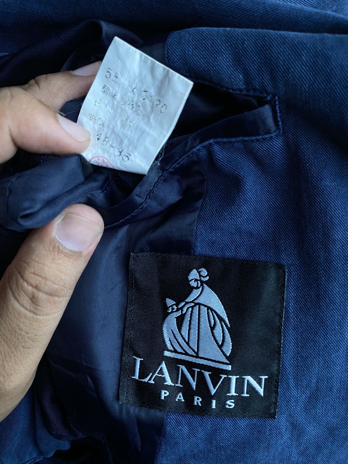 Lanvin Lanvin Paris Cotton Design Runway Cotton Blazer Jacket. #C10 Size US L / EU 52-54 / 3 - 7 Thumbnail