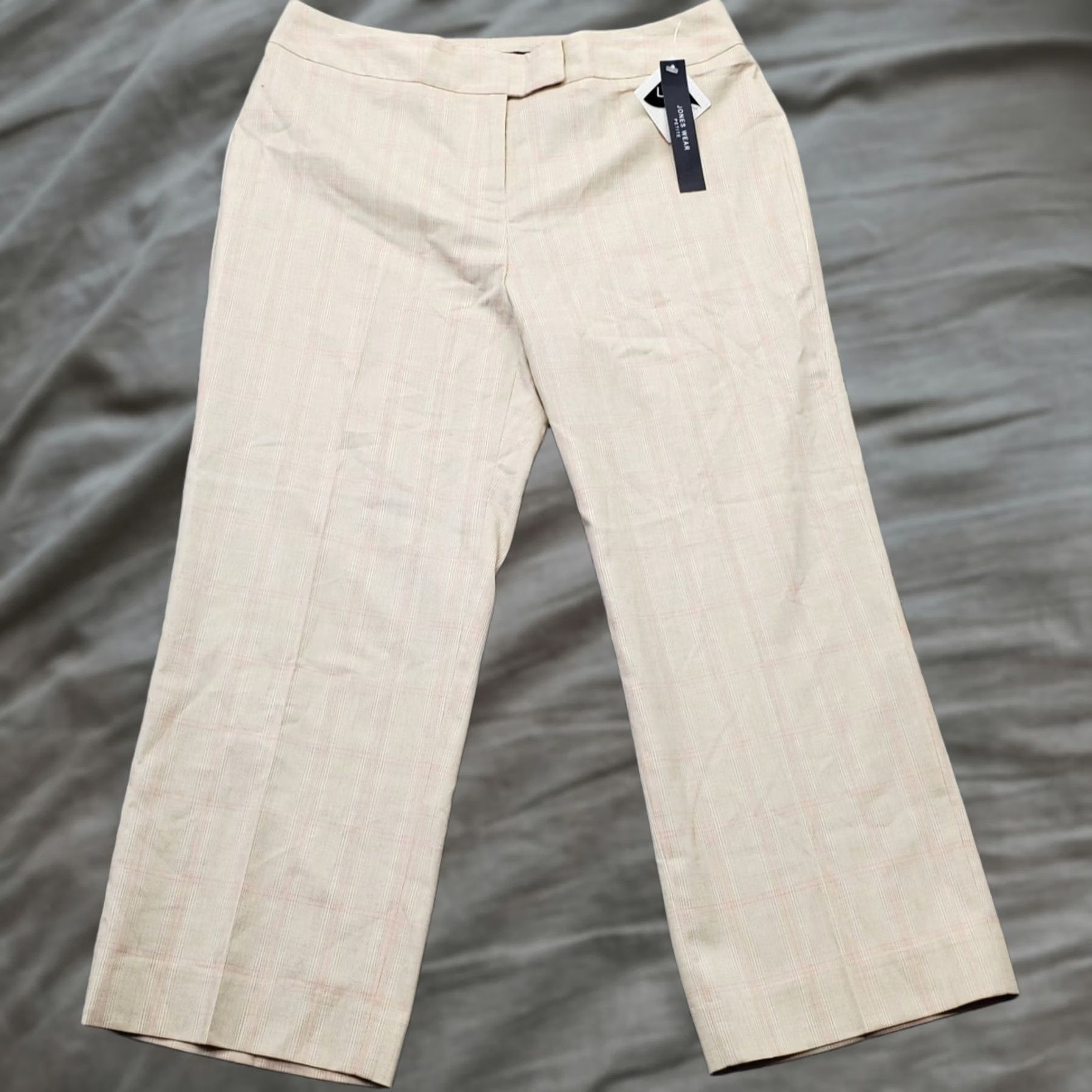 Jones New York Jones Wear Heritage Cropped Pants Womens Size 8P Multi Plaid Stretch Flat Front Size 30" / US 8 / IT 44 - 1 Thumbnail