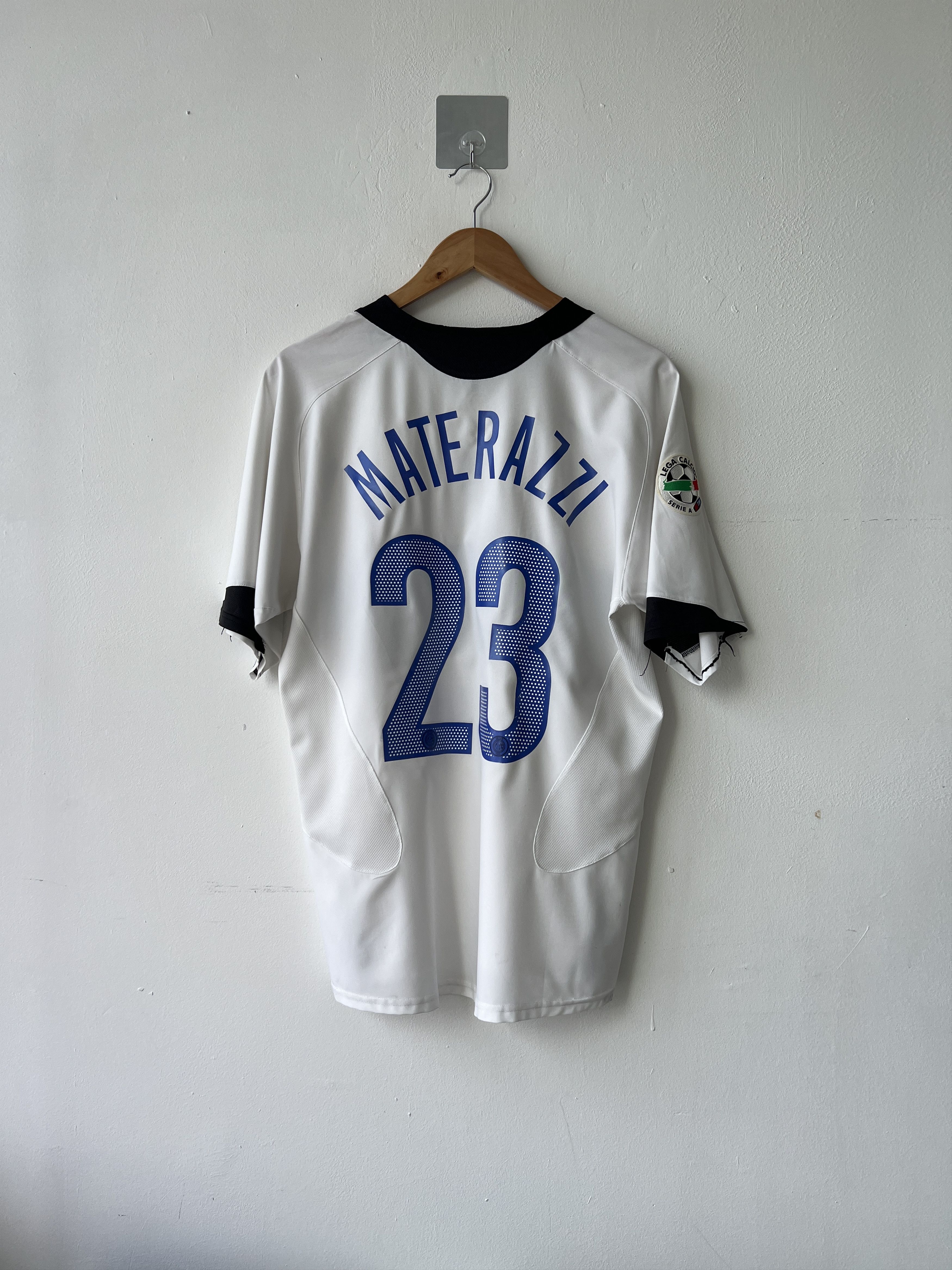 Nike (M) Inter Milan 2005-06 Away Kit Materazzi #23 Size US M / EU 48-50 / 2 - 2 Thumbnail