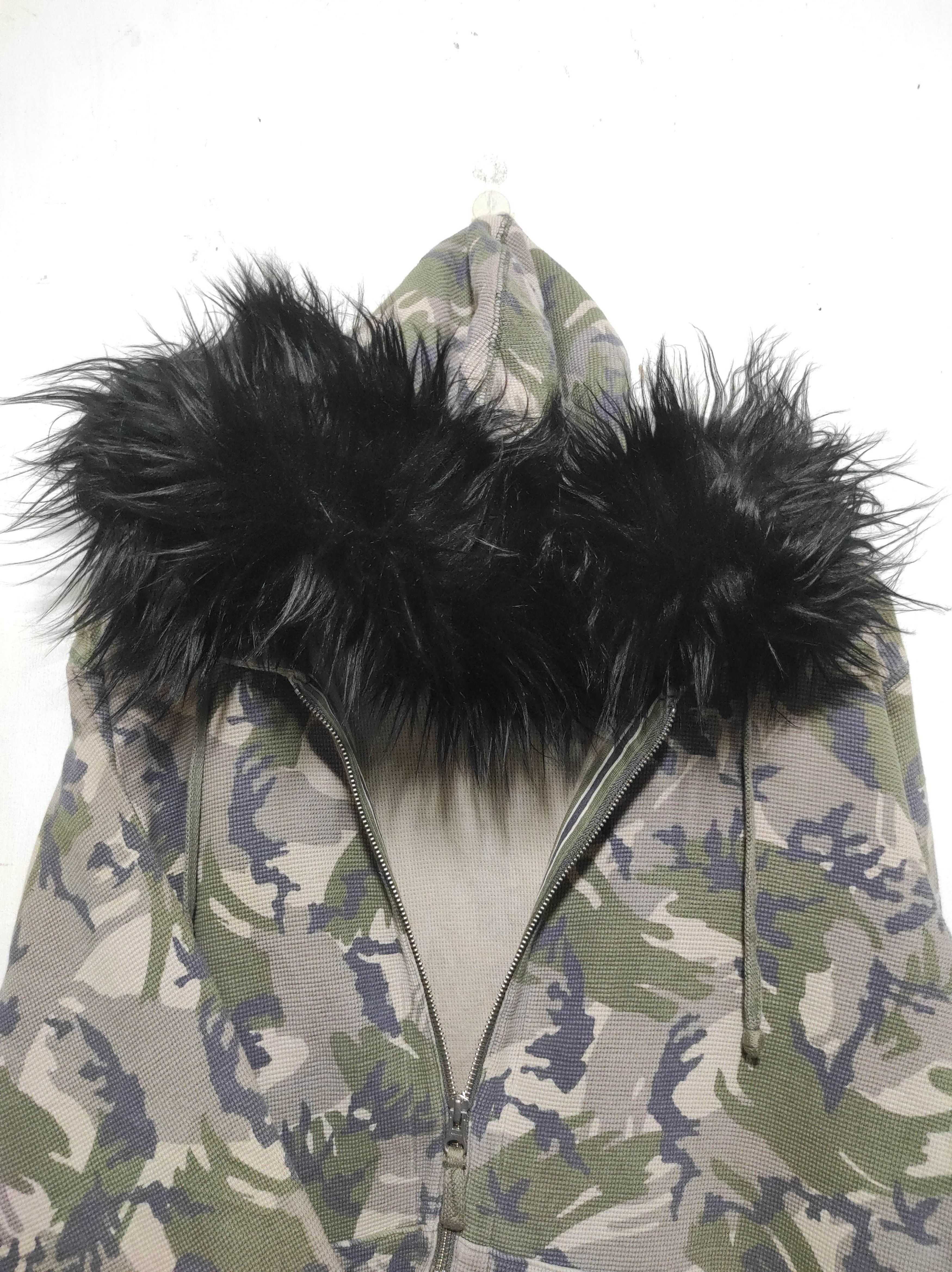Hysteric Glamour Just Fit Camo Double Zip Fur Hoodie i6w9 Lgb Style Size US M / EU 48-50 / 2 - 3 Thumbnail