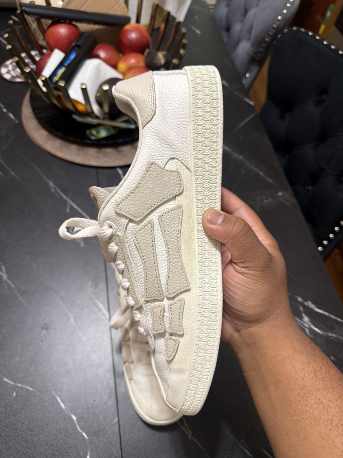 Amiri Amiri Pacific Bones Skeleton Sneakers Size 13 US / 46 EU Size US 13 / EU 46 - 11 Thumbnail