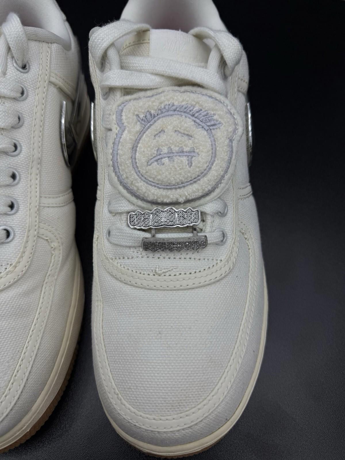 Nike Size 9.5 - Nike Air Force 1 x Travis Scott Sail 2018 Size US 9.5 / EU 42-43 - 10 Thumbnail