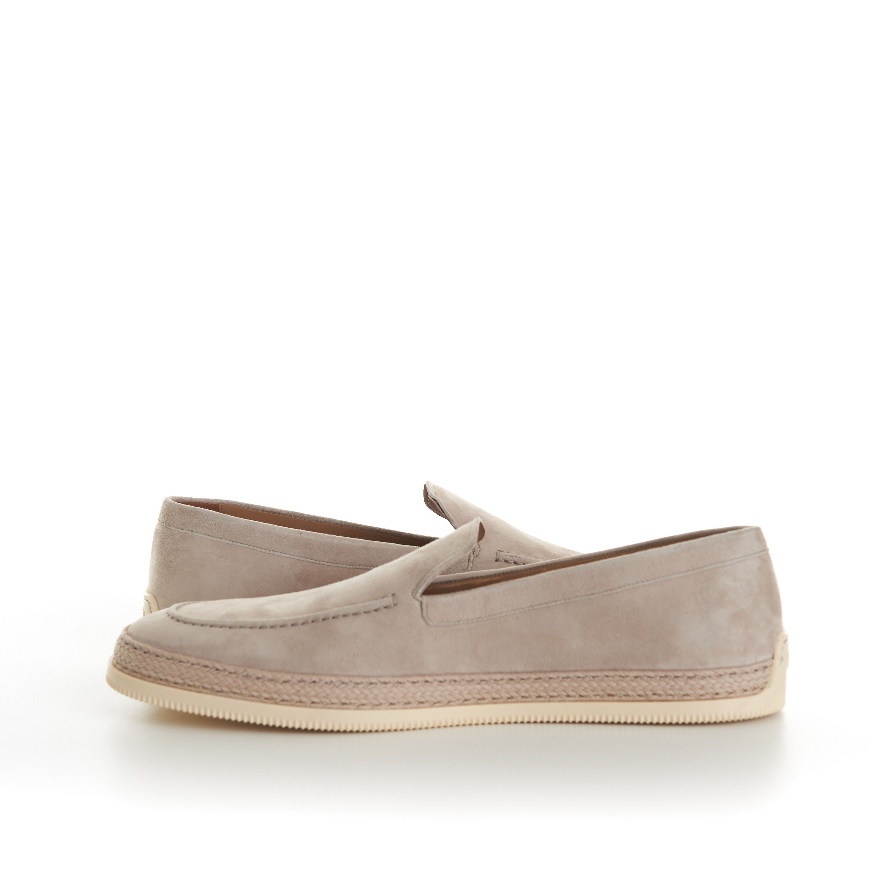 Zilli Beige Casual Moccasins, White Woven Outsole Size US 9.5 / EU 42-43 - 9 Thumbnail
