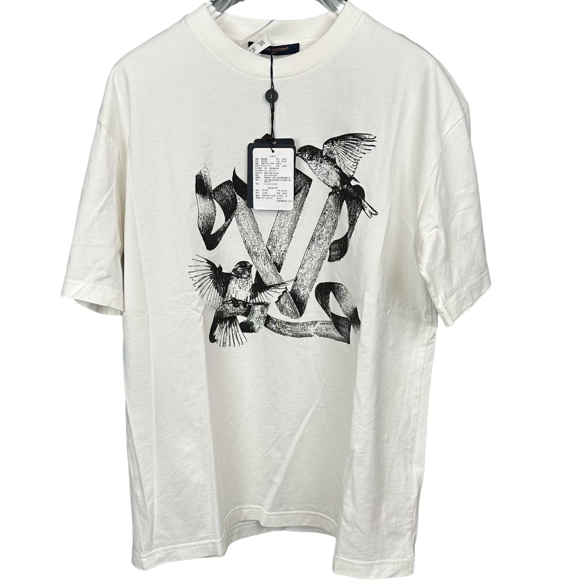 Louis Vuitton Louis Vuitton Bird Print Short Sleeve T-Shirt M Size US M / EU 48-50 / 2 - 1 Thumbnail