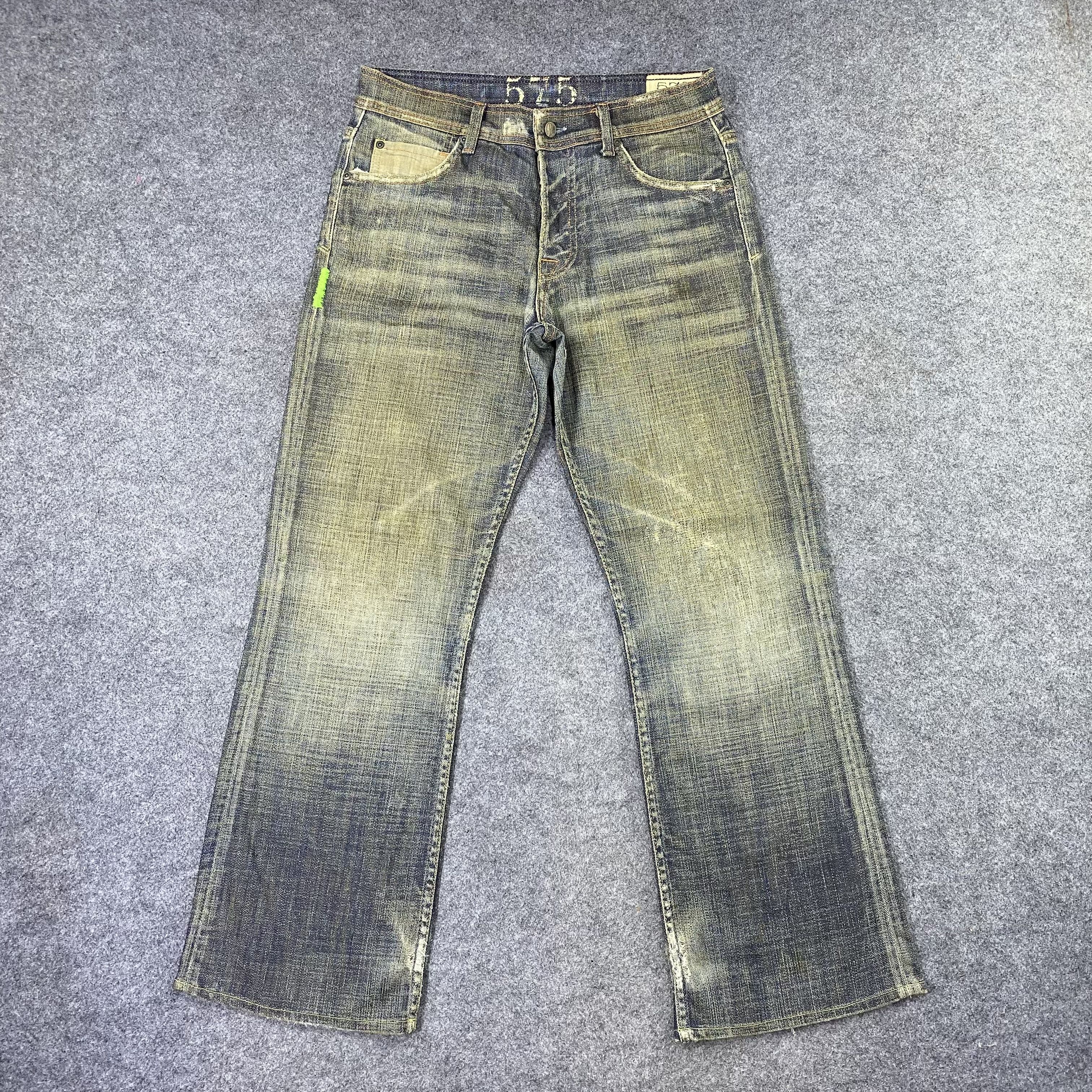 Jean × Vintage Vintage 575 Rusty FLARE Denim Faded Jeans-J1162 Size US 32 / EU 48 - 1 Thumbnail