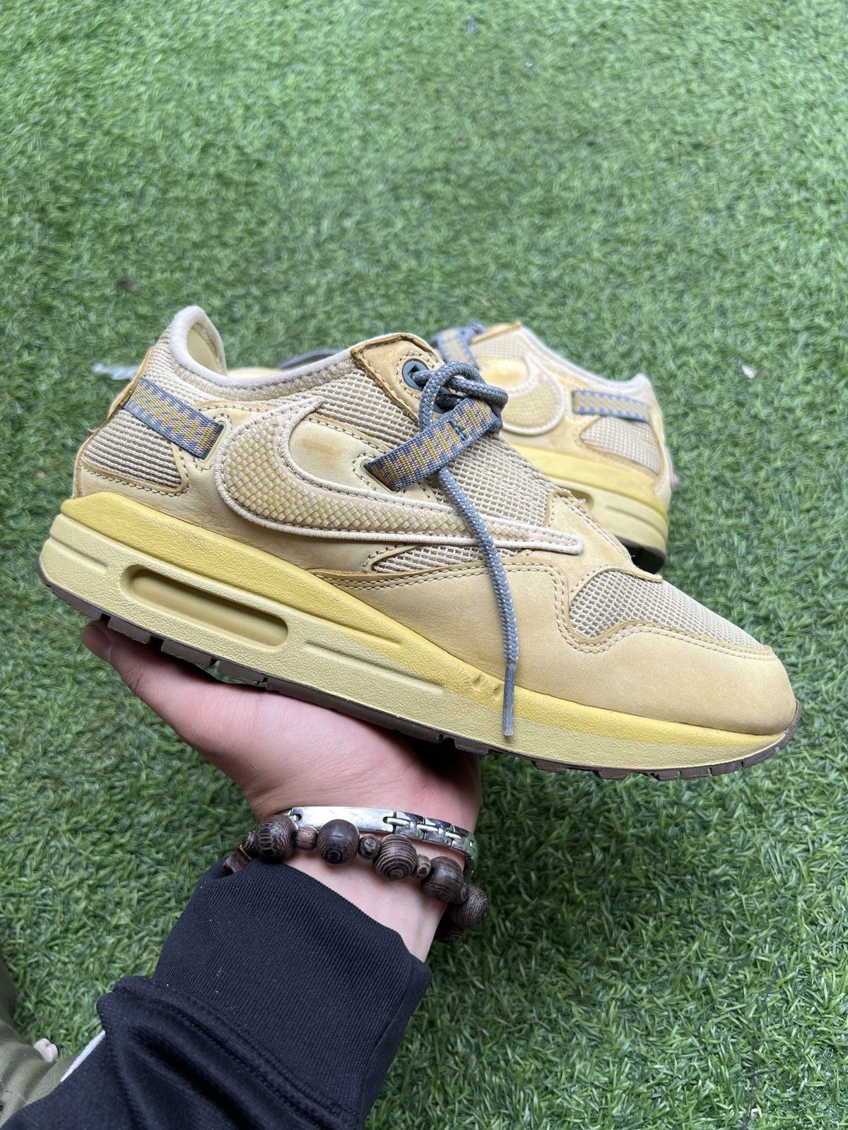 Nike × Travis Scott Travis Scott × Nike Air Max 1 Saturn Gold [DO9392-700] Size US 7 / EU 40 - 1 Thumbnail