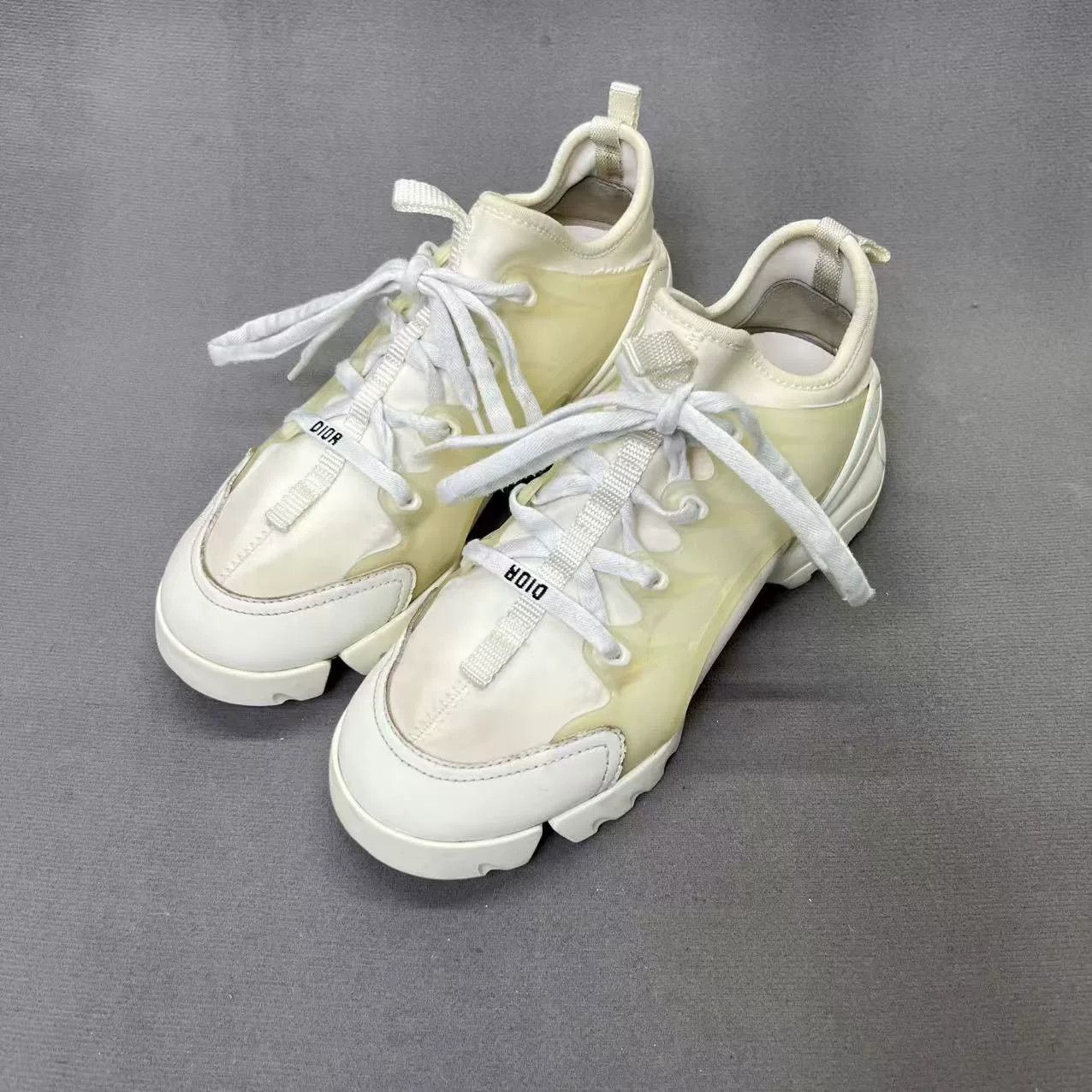 Dior Dior d-connect White Dad Shoes Size US 5.5 / IT 35.5 - 1 Thumbnail