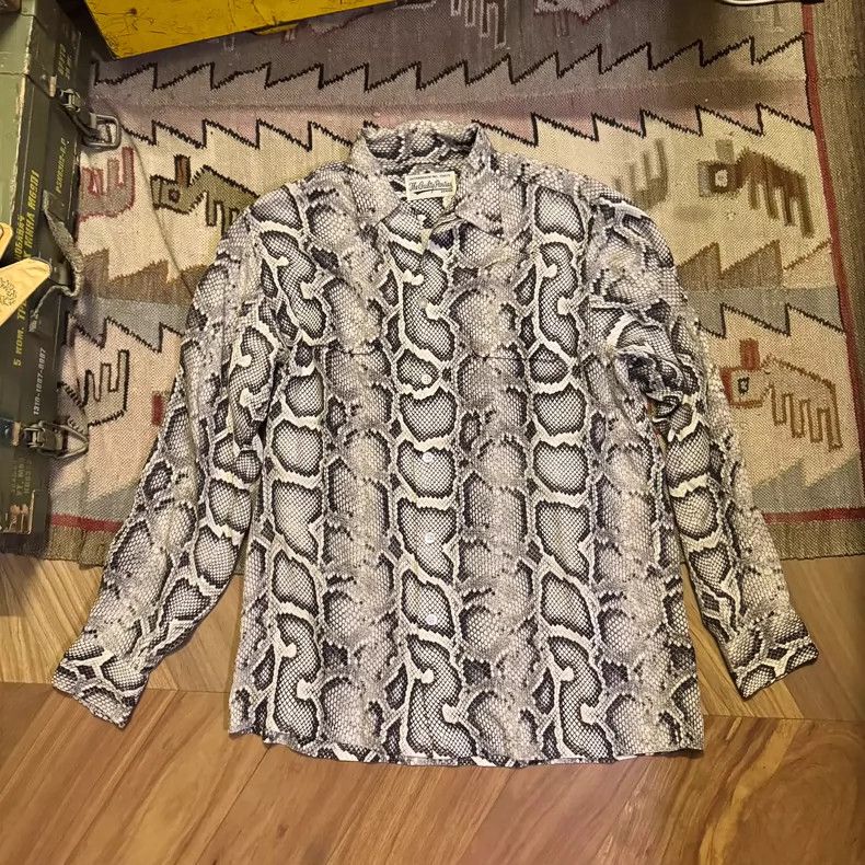 Wacko Maria Snake Pattern Long Sleeve Shirt- DMC