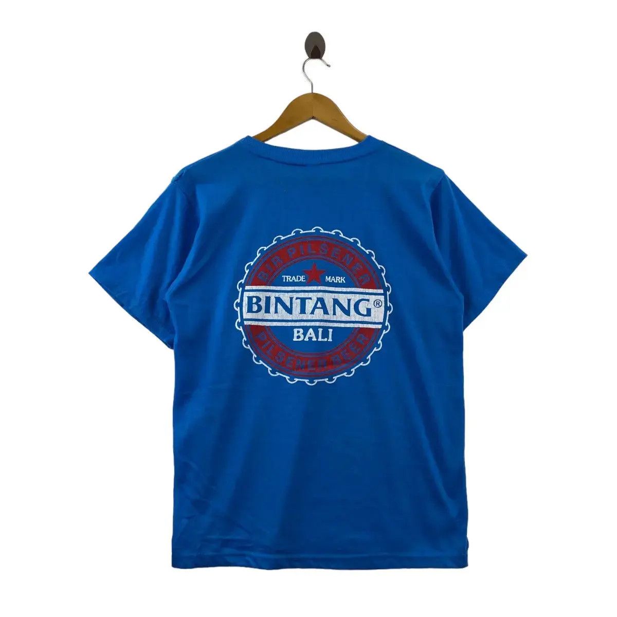 Vintage Vintage BINTANG BALI Pilsener Beer Hand Made Tee Shirt Top Size US S / EU 44-46 / 1 - 1 Thumbnail