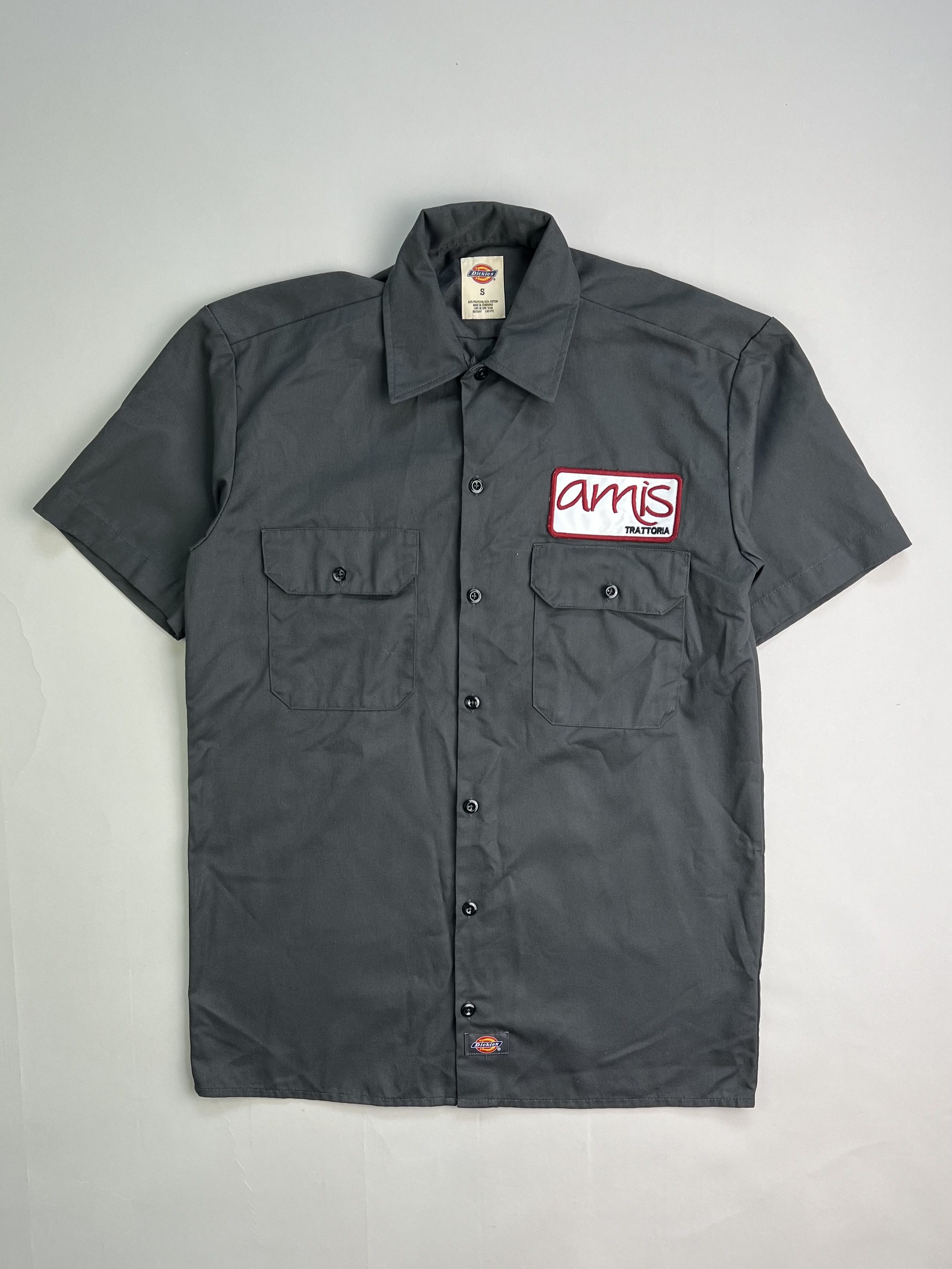Dickies Vintage Dickies Work Shirt Gray Amis Small Size US S / EU 44-46 / 1 - 1 Thumbnail