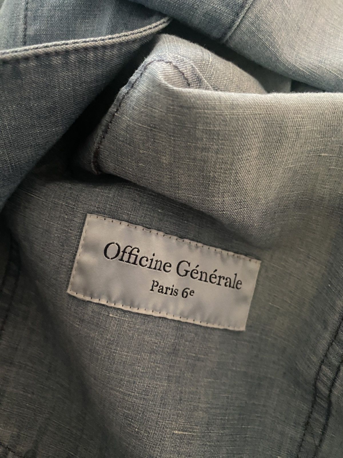 Officine Generale Officine Generale Indigo Jacket BNWT Size US S / EU 44-46 / 1 - 9 Thumbnail