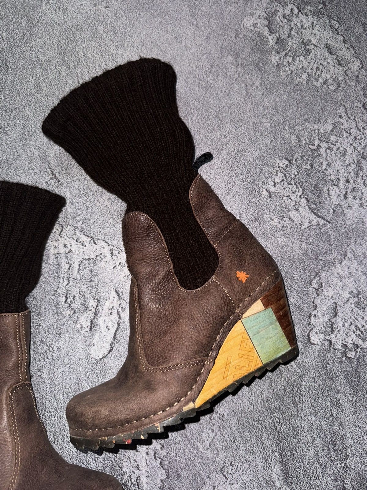 Vintage The art company US7 UE40 Avantgarde platform boots shoes wmn Size US 7 / IT 37 - 6 Thumbnail