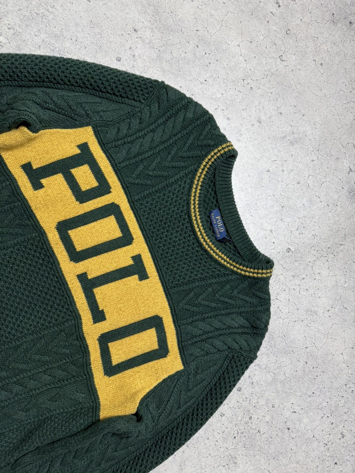 Polo Ralph Lauren Polo Ralph Lauren Big Logo Knitted Sweater Size M PRL Size US M / EU 48-50 / 2 - 5 Thumbnail