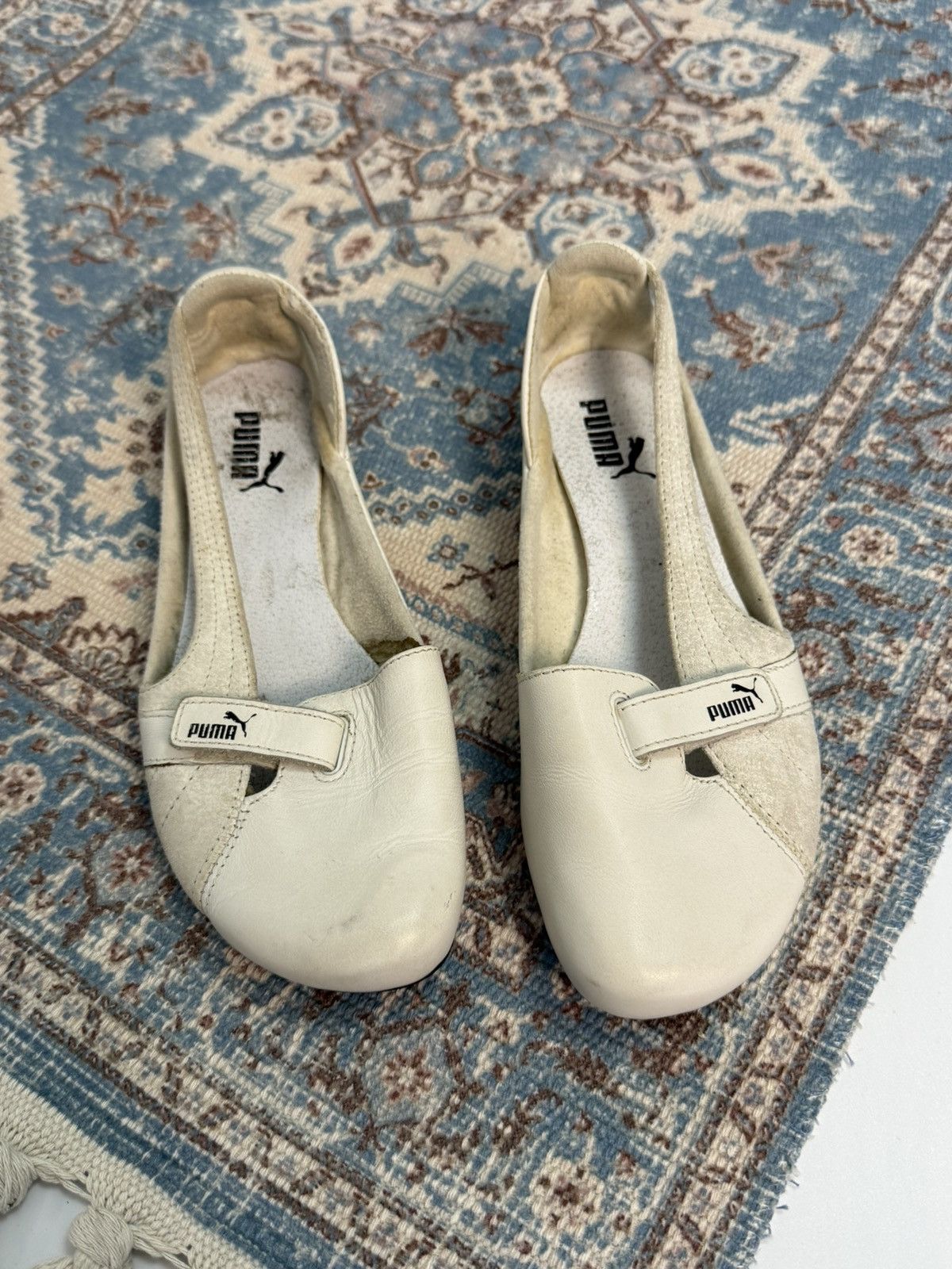 Puma Vintage Puma Leather Y2K Japanese Flat Ballet Shoes Size 37 Size US 6.5 / IT 36.5 - 2 Thumbnail