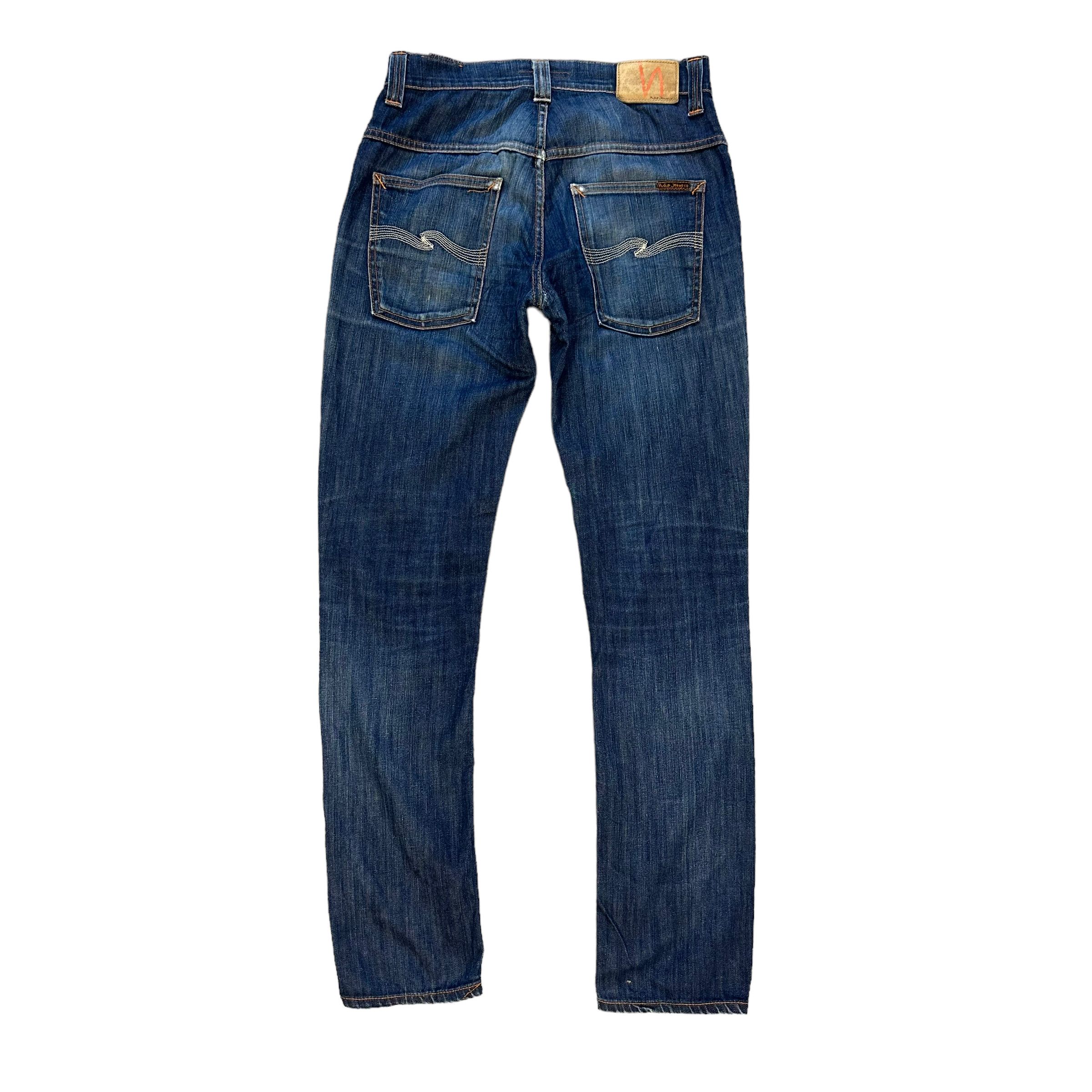 Japanese Brand TRASHED🔥 NUDIE JEANS DENIM PANTS #7463-147 Size US 30 / EU 46 - 13 Thumbnail