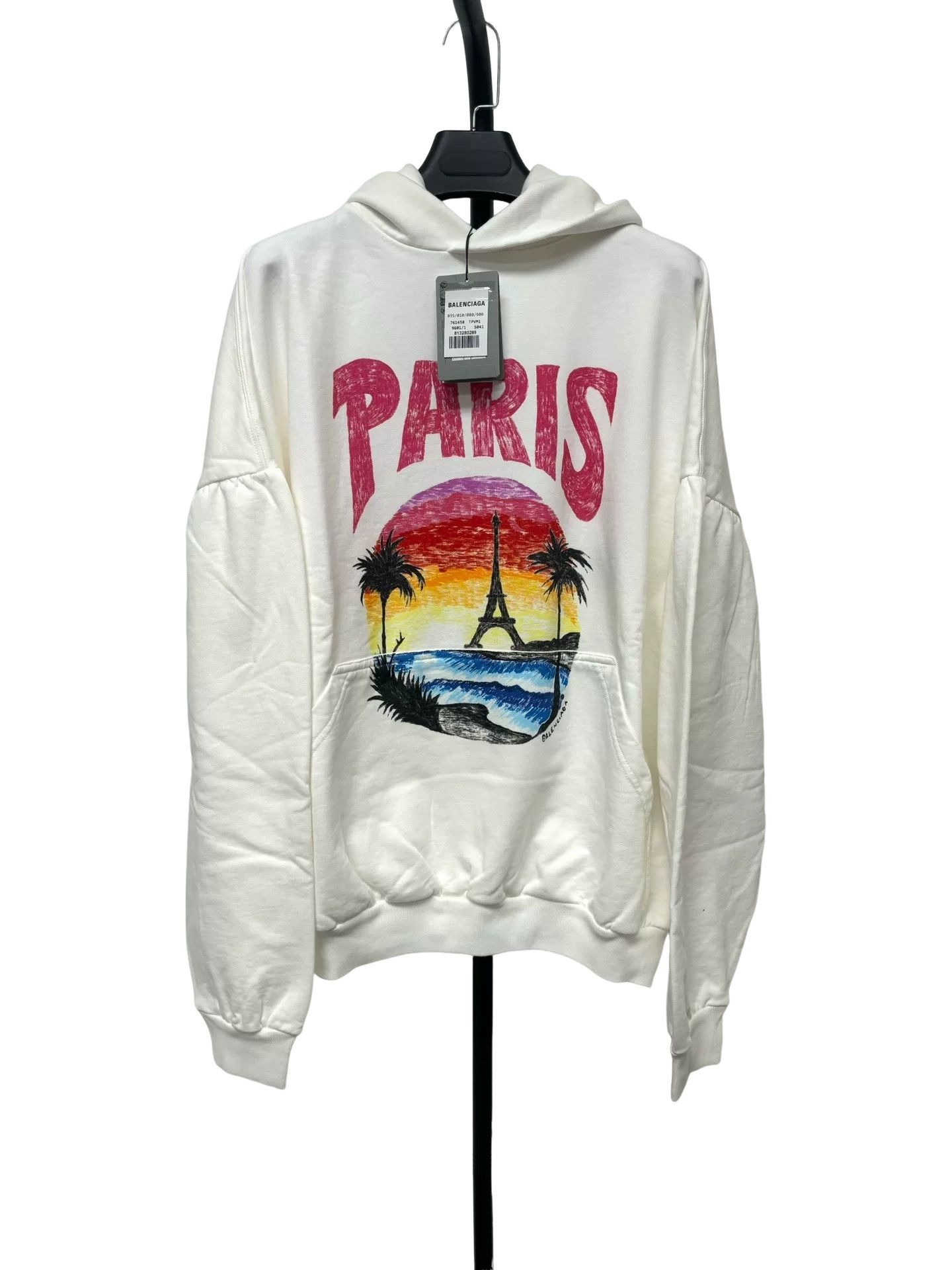 Balenciaga Balenciaga Sunset Paris Eiffel Tower Hoodie 1 Size US S / EU 44-46 / 1 - 1 Thumbnail