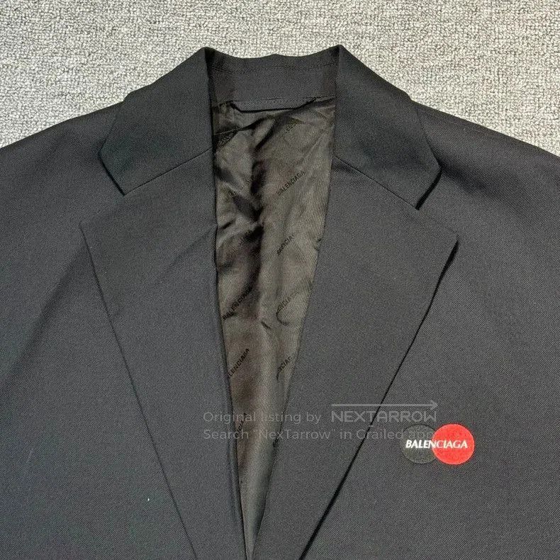 Other Balenciaga Mastercard Logo Embroidered Blazer. Size US L / EU 52-54 / 3 - 4 Thumbnail
