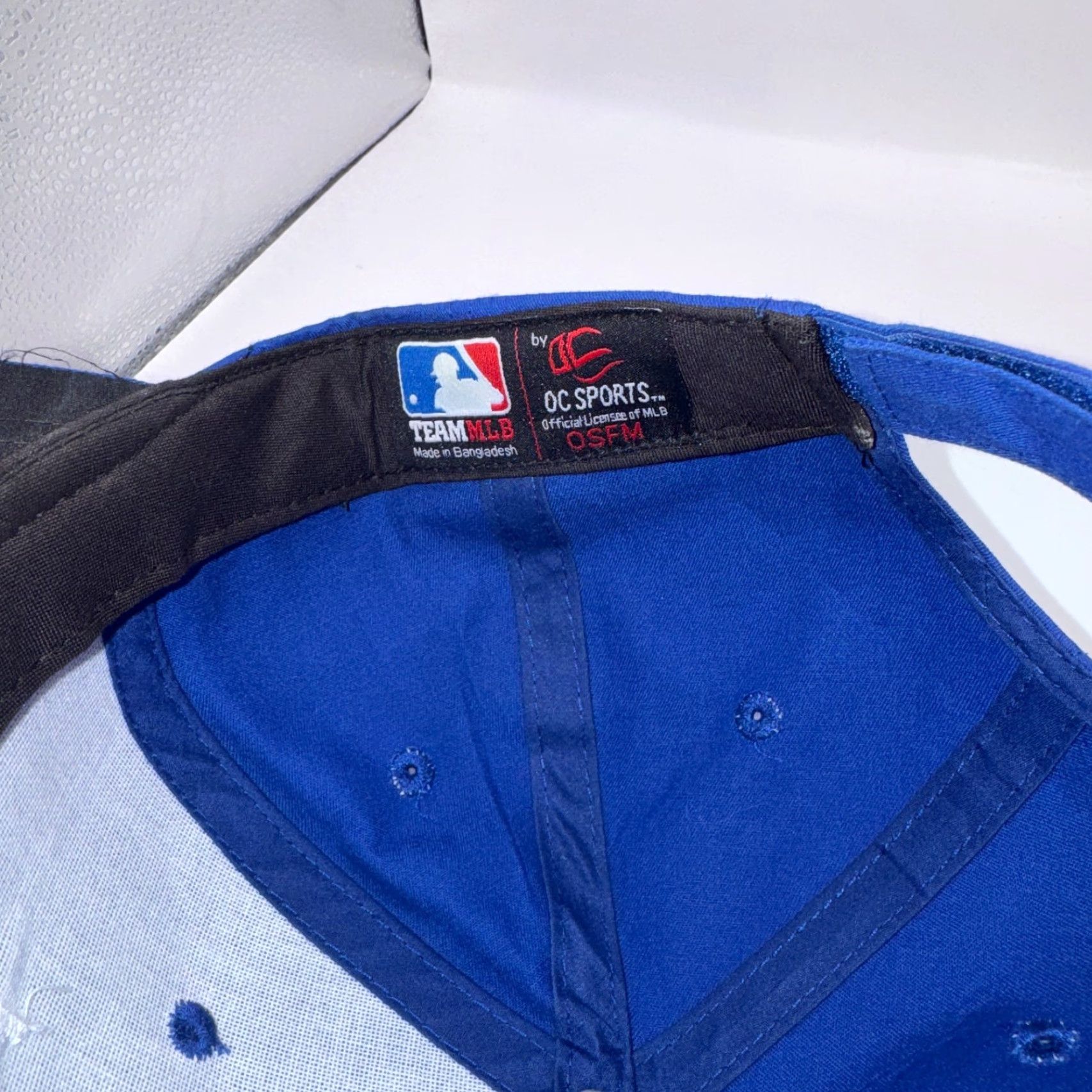 MLB MLB Kansas City Royals Blue Baseball Cap Strapback Hat Men One Size Adjustable Size ONE SIZE - 6 Thumbnail