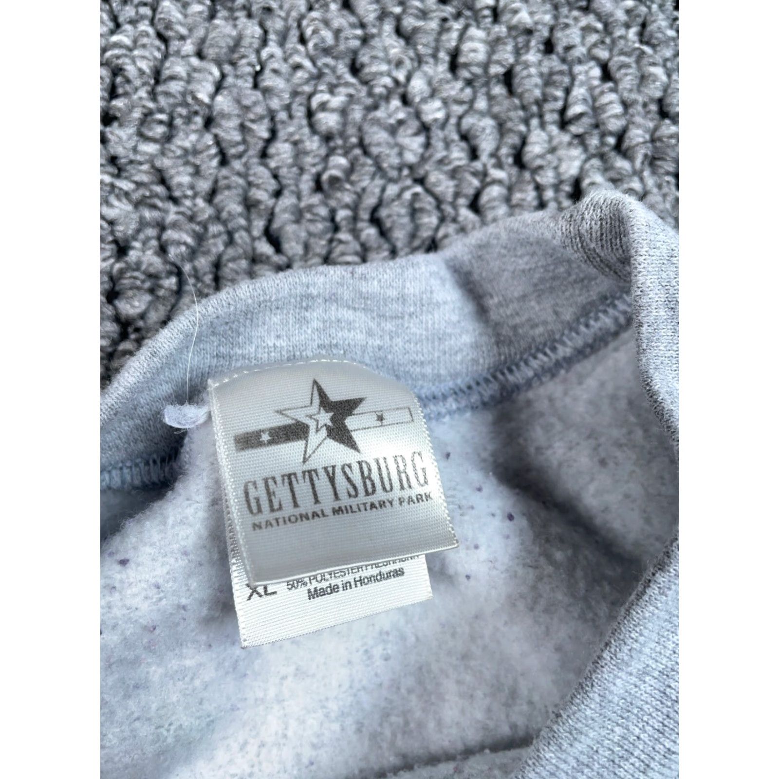 Vintage Gettysburg National Park Sweatshirt XL Gray Crewneck 50-50 Blend Military Size US XL / EU 56 / 4 - 3 Thumbnail