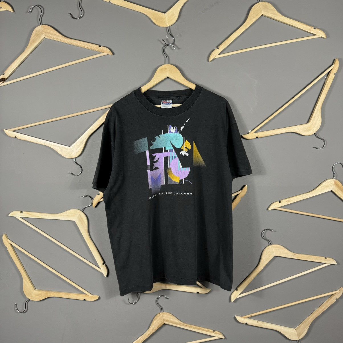 Band Tees × Vintage Vintage 80s Mark Of The Unicorn T-shirt Size US XL / EU 56 / 4 - 1 Thumbnail