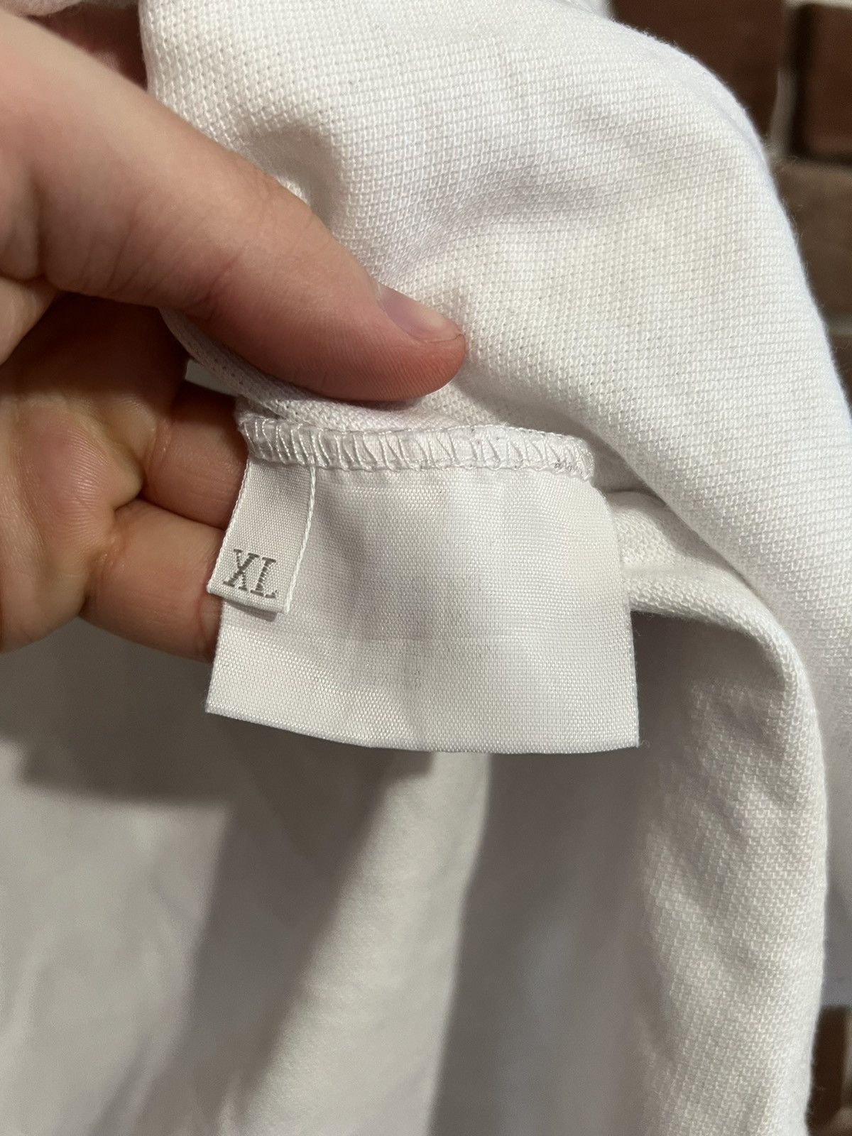 Prada Prada Red Tab Casual Polo Logo Luxury Designer XL white Size US XL / EU 56 / 4 - 7 Thumbnail